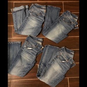 American eagle Artist crops size 6 regular